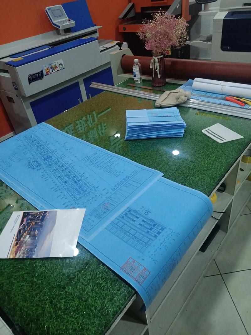 新年第一單！藍圖紅章彩圖，專業圖文快印與設計服務